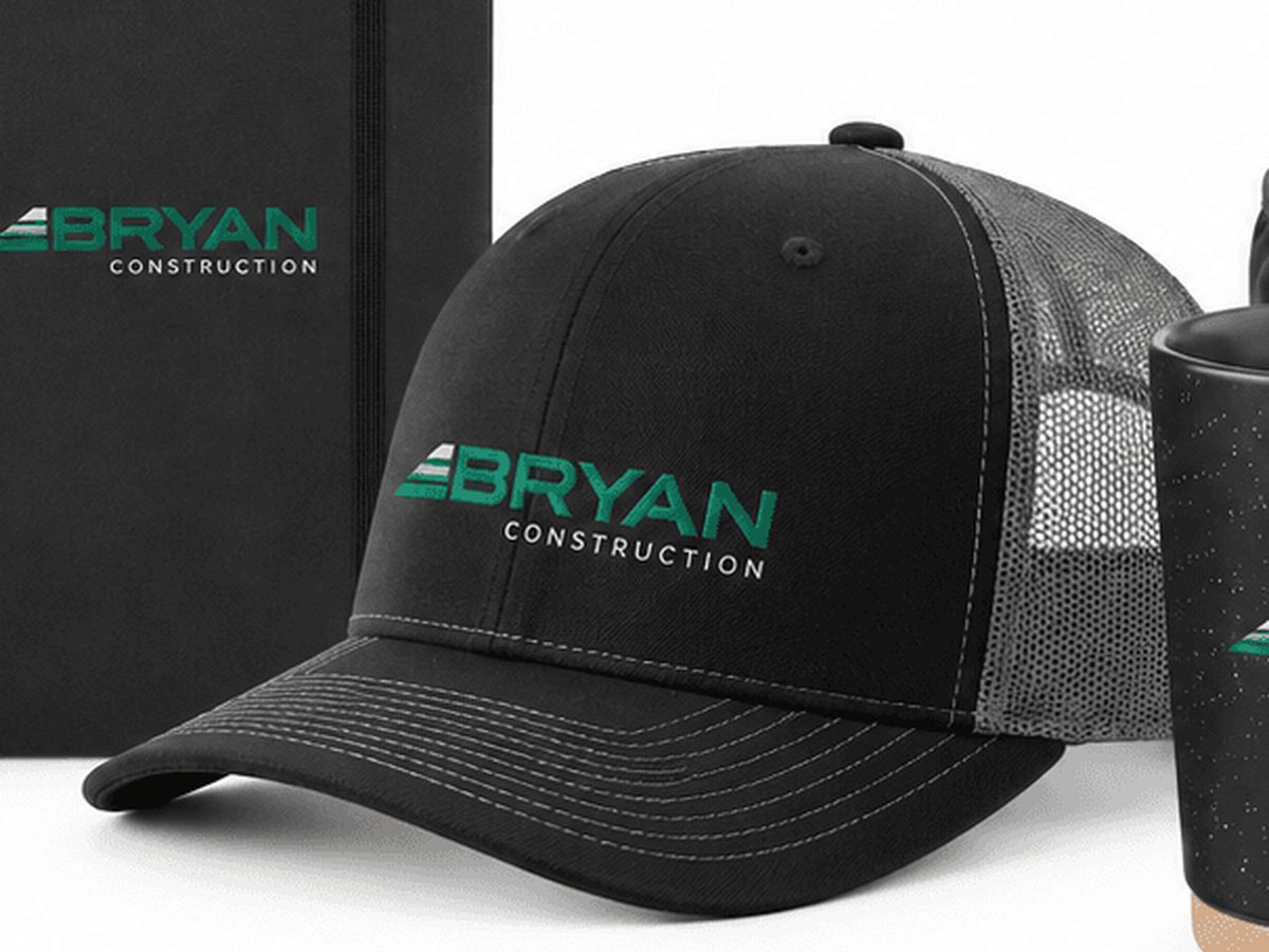 Custom embroidered hats and beanies with company logo