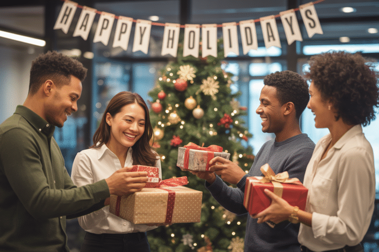 🎁 60% of employees say holiday gifts affect how valued they feel—so skip the generic swag. Give choice (points or links) or create a branded kit for a memorable moment. Thoughtful gifting = stronger loyalty. #EmployeeGifting